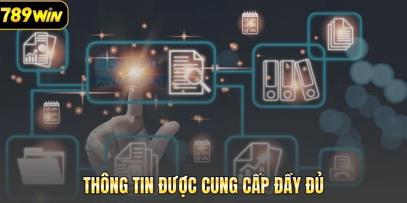 Thông tin cung cấp đến hội viên một cách đầy đủ